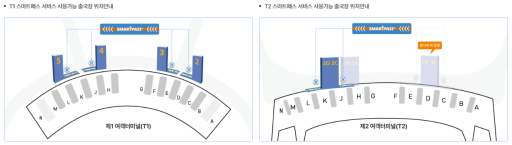 인천공항 출국장 위치 : 출처 인천공항